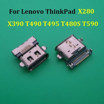 2 BUC Mufa de Alimentare DC Pentru Laptop Lenovo ThinkPad E480 E485 E580 E585 R480 E590 T750 T480 T580 L480 L580 L490 de Tip C USB Conector 