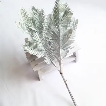 6Pcs DIY Ace de Pin Artificial, Fals Planta Flori Artificiale Ramură de Pom de Crăciun Decorare Buchet de Nunta Decoratiuni Acasă 