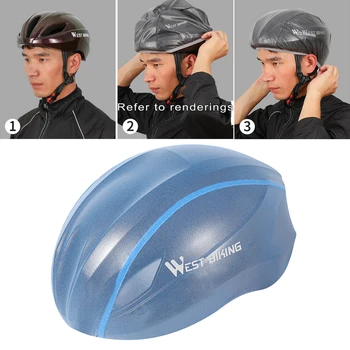 Waterproof, Windproof Ciclism Ploaie Casca Acoperi Reflectorizante pentru Biciclete Naveta Drum cu Vizibilitate Ridicată MTB articole pentru acoperirea capului 
