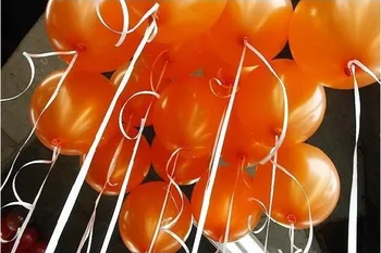 100buc Portocaliu Metalic Latex cu Heliu Gonflabile Îngroșarea Perla Baloane Decoratiuni de Nunta ballon 