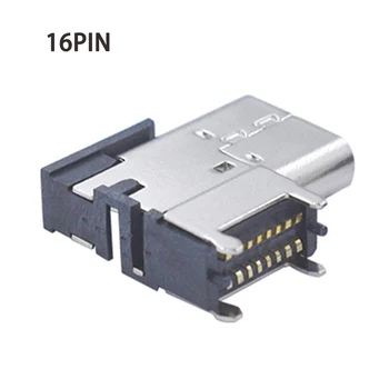 2-5pcs/Iot 16 P Partea de inserție SMT Soclu Conector Micro USB de Tip C 3.1 Feminin SMD DIP Pentru PCB design DIY curent mare de încărcare 