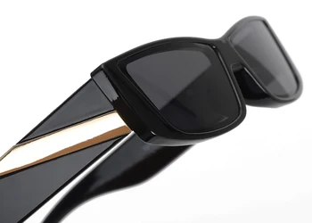 Personalitate Bomboane de Culoare Moda Accesorii Metalice Tendință de ochelari de Soare pentru Femei Brand Designer de Bărbați Retro Pătrat Mic de Hip-hop Ochelari 