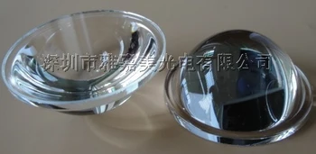 2 BUC Diametru 50mm Lungime Focală 33mm Plano CONDUS Convex Optice Lentile de Sticlă Înălțime 18.7 mm pentru Lampa Proiector Auto Lampă 
