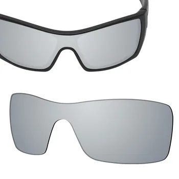 SmartVLT Înlocuire Lentile Polarizate pentru Oakley Batwolf ochelari de Soare - Titan Silver 