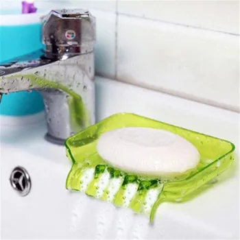 Creative săpun titular cu scurgere accesoriu baie matrite pentru săpun chiuveta burete de drenaj săpunieră cutie de plastic Coșuri de Depozitare 