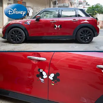 Disney desene animate drăguț Mickey Mouse Minnie Mickey anti-zero autocolant simplu și dulce ușă laterală parapet decor masina 