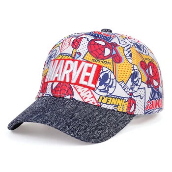 Disney Marvel super-Erou Spider Broderie pentru Copii Pălărie Reglabil Palarie de Soare în aer liber Pălărie Hip Hop Capac Cosplay-si Revina Capac 