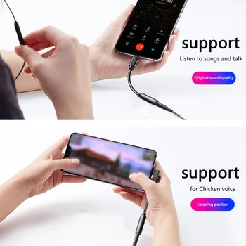 USB-C Digital Feminin De 3,5 mm Jack pentru Căști, Adaptor, Tip C Auxiliare Audio Converter Pentru IPad Pro Google Pixel Samsung 