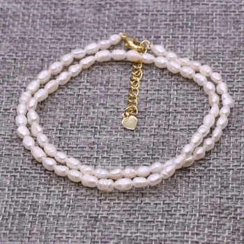 En-gros Natural de apă Dulce Pearl Colier de Perle Baroc Bijuterii pentru Femei, Cadou de Nunta de Cupru Incuietoare Lanț Coliere 