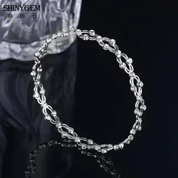 ShinyGem Reglabil cu Dublă utilizare Inel de Nunta Bijuterii Rose de Aur/Argint Placat cu Inele Magice Unice Gol Degetul Zircon Inel Pentru Femei 