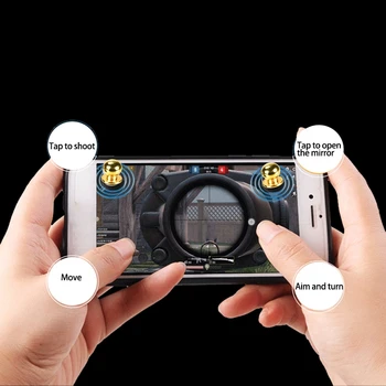 H5 Gamepad Telefon Mobil Controler de Joc mânerul de Declanșare Tasta Joystick Jocuri pentru PUBG 