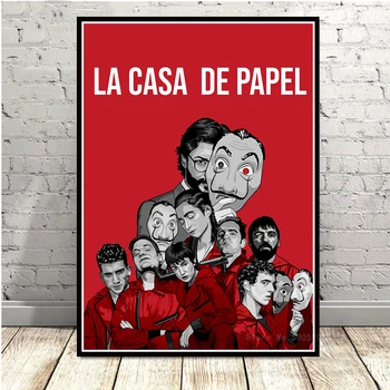 Ziarul de Casa Sezon Poster Spania Suspans serial TV de Perete Decor Acasă Postere de Arta HD Panza Pictura 