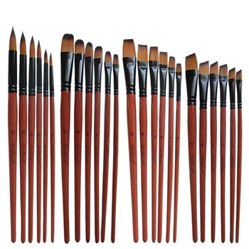 Desen De Artă Pictură Ambarcațiunile De Nailon Art Părului Model De Vopsea De Numărul Pen Perii Artist Pensule Set 