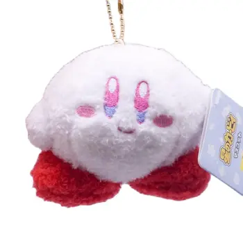10Cm Takara Tomy Bulgăre de zăpadă Kirby Breloc de Plus Umplute Papusa de Desene animate Anime Japonia Cifre Sac Pandantiv Cadou Jucarii pentru Fete 