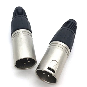 1 buc de sex Masculin și de sex Feminin 3-Pin 4-Pin 5-Pin XLR Microfon Cablu Audio Conectori Tun Terminale de Cablu