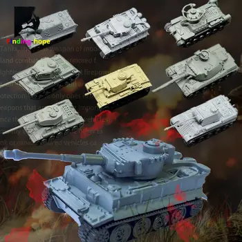 Scara 1: 144 4D Asambla Rezervor Model Panzerkampfwagen T-34/85 AMX-30MAIN Cărămizi de Construcție Război Mondial Armata Militară Tanc de Lupta