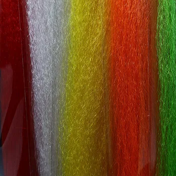8 opțional culori fly tying slinky fibre pervers haydon minnow fibre lung ondulat par sintetic fanioane fly tying material 