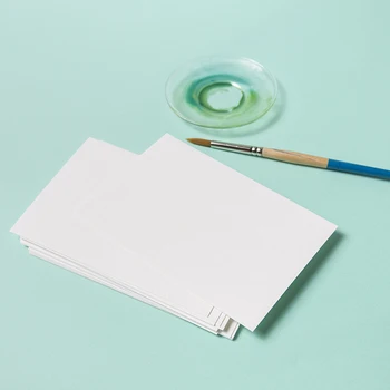 Importate hârtie acuarelă gol DIY carte poștală de calitate, pictat manual, card original de culoare simplu orez alb - acuarelă de carton 