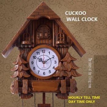 Ceas cu cuc Moda camera de zi ceas de perete 20inch ceas deșteptător leagăn de calitate ceas de buzunar moderne scurtă 