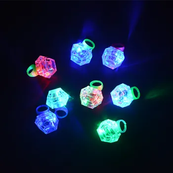 LED-uri Strălucire de Diamant Inel Flash de Lumină Inele Copii Adulti, Bar la Petrecerea de Ziua Jucarii si Cadouri Decor de Paști, Ziua Îndrăgostiților 