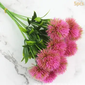 Acasă Decorative Flori de Papadie 25cm Fals de Plastic, Flori Artificiale pentru Acasă Petrecerea de Nunta Real Touch Verde Decor 