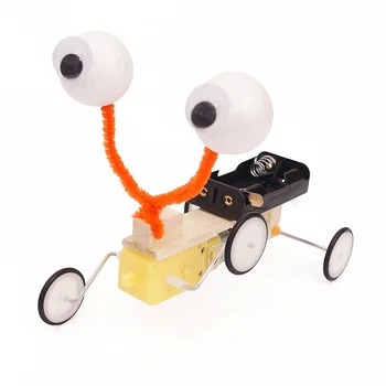 DIY Electric Reptile Model de Robot de Truse de Jucării pentru Copii Experimente științifice de Învățare Jucărie Jucării Educative pentru Copii, Puzzle-uri din Lemn