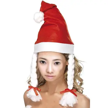 Adult de Craciun Petrecere Rochie Fancy Crăciun Costum de Pălării Moș crăciun Pălărie cu Panglica 