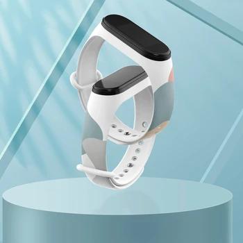 Moda Imprimate curea Pentru Xiaomi Mi Band 6 smartwatch-Bratara Silicon miband correa watchband bratara Mi Band 5 4 3 centura 
