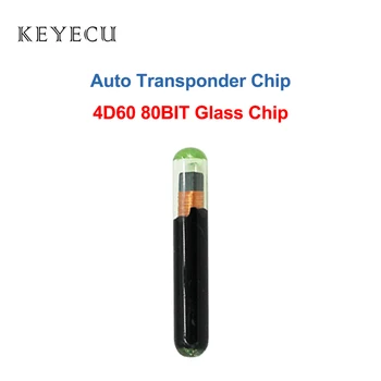 Keyecu Aftermarket Gol 4D60 Chip 80BIT 80 de Biți de Sticlă Auto Transponder pentru Ford Connect Fiesta Focus Mondeo Ka