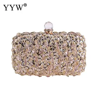 YYW Moda Eleganta de Seara Ambreiaj Diamante Cutie Sac Pentru Petrecerea de Nunta pungă mâner de top Geantă de mână de Femei Stras Sling Bag 