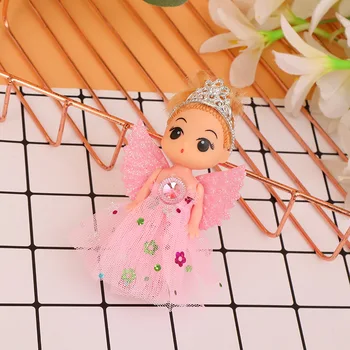12CM Printesa Înger Fată Păpușă Breloc Sac Ornamente Decor, Copii Cadou Jucărie 