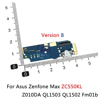 Incarcator USB Dock Conector Cablu Flex Piese de Reparații de Încărcare Bord Pentru Asus Zenfone Max ZC550KL Z010DA QL1503 QL1502 Fm01b
