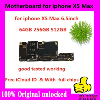 Deblocat placa de baza pentru iphone xr 64gb 256GB 512GB.gratuit icloud pentru iphone X XR XS xs max logica bord NICI o Fata ID-ul original