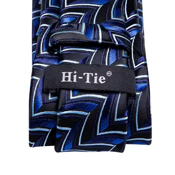 Hi-Cravată Neagră, Bleumarin Noutate Nunta De Mătase Cravata Pentru Barbati Handky Buton De Design De Moda Nicktie Pentru Oamenii De Afaceri Petrecere Dropship 