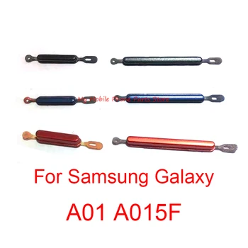 Volumul de energie electrică din Buton Lateral Cheie Pentru Samsung Galaxy A01 A015 A015F Putere PE OFF Volum în SUS Partea de JOS Buton Cheie Piese de schimb 