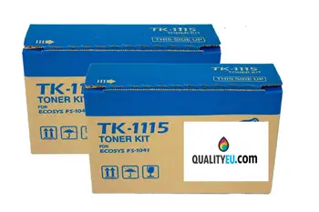 TK-1115 negru compatibil, 2 TONERE PACHET, pentru KYOCERA FS 1041 / FS-1220MFP /FS-1320MFP printer, 3000 pagini capacitate