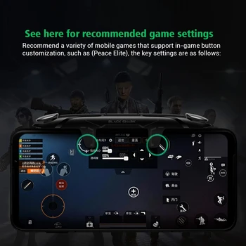 Black Shark Declanșează Gamepad-UP telefon Inteligent Gamepad Suport Android IOS pentru Black Shark 4S Black Shark 4 Joc de Declanșare 