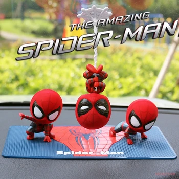 Marvel Spiderman Masina Tremura Magnet Cap Papusa Decor Interior Auto Bunuri Accesorii 