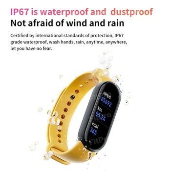 2021 M6 Ceasuri Inteligente Bărbați Femei Copii Smartwatch Monitor de Ritm Cardiac Sport Fitness Brățară Pentru iPhone Xiaomi Redmi Ceas Android 