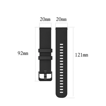 Curea 20mm Pentru Samsung Galaxy Watch Active 2 Curea de Ceas Silicon Pentru Samsung Galaxy Watch Active 1 2 Galaxy Watch 42mm Bratara