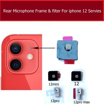 Înapoi Microfon Net pentru iPhone 12 Mimi 12 Pro MAX Anti Praf Plasă Intsall Lângă Camera din Spate Deteriorat Capacul din Spate Microfon Piese 