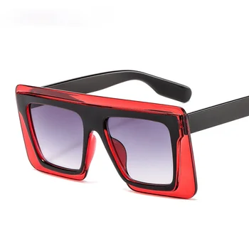 2021 Noul Cadru de Culoare Orbitor Două culori Doamnelor ochelari de Soare Moda Bărbați și Femei Valul Ochelari 