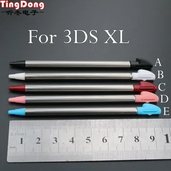 TingDong 5PCS Mteal Plastic Retractabil Pen-Ecran Touch Pen Pentru Nintend 3DS LL XL / LL Joc Consola 