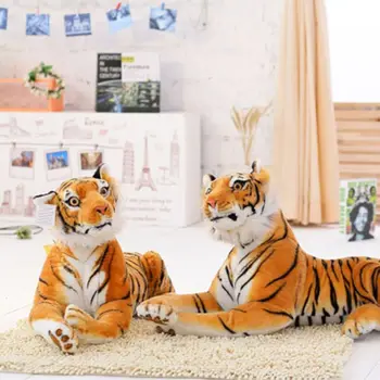 Moi Umplute Sumatra Tigru de Pluș Jucărie Perna de Desene animate de Animale Mari Model Drăguț Papusa Bumbac Jucării L41D 