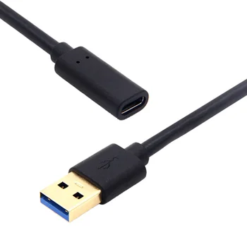 USB 3.0 de Tip a Male la USB3.1 Tip-C de sex Feminin USB 3.1 Tip C Conector Convertor Adaptor Pentru Tipul C de sex Masculin Dispozitiv de 0.15m1m/1.8 m 