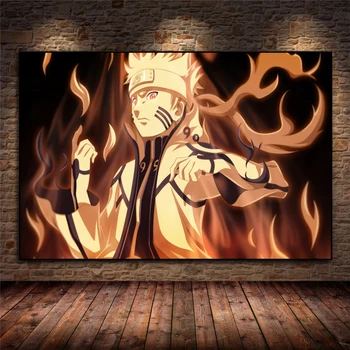 Arta de perete Tablou Panza Pictura Japoneză Anime Naruto de Postere și de Imprimare Uzumaki Naruto Dormitor Combinație Acasă Decorative 