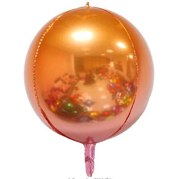 1 buc 22inch Gradient de Culoare 4D Balon, zi de Naștere Petrecere de Nunta Decor Rotund Balon Folie de Aluminiu Copil de Dus pentru Copii Jucarii 