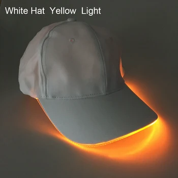 Șapcă de Baseball Fierbinte Moda Unisex Culoare Solidă Luminoasă cu LED-uri Șapcă de Baseball Petrecere de Crăciun pălărie Femei bărbați șapcă de baseball hat