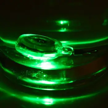1 buc Mini Pescuit Nada de Lumină LED-uri Scădere Profundă Subacvatice Forma Ochilor Pescuit Calmar Momeala Luminos Atrage Lampa pentru Atragerea de Pește 
