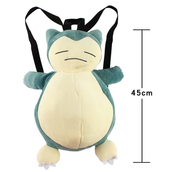 Pokemon Snorlax Kawaii Umeri Pluș rucsac-sac de jucării de Pluș, Păpuși de Desene animate Mici animale împăiate papusa copil ziua de nastere prezent 